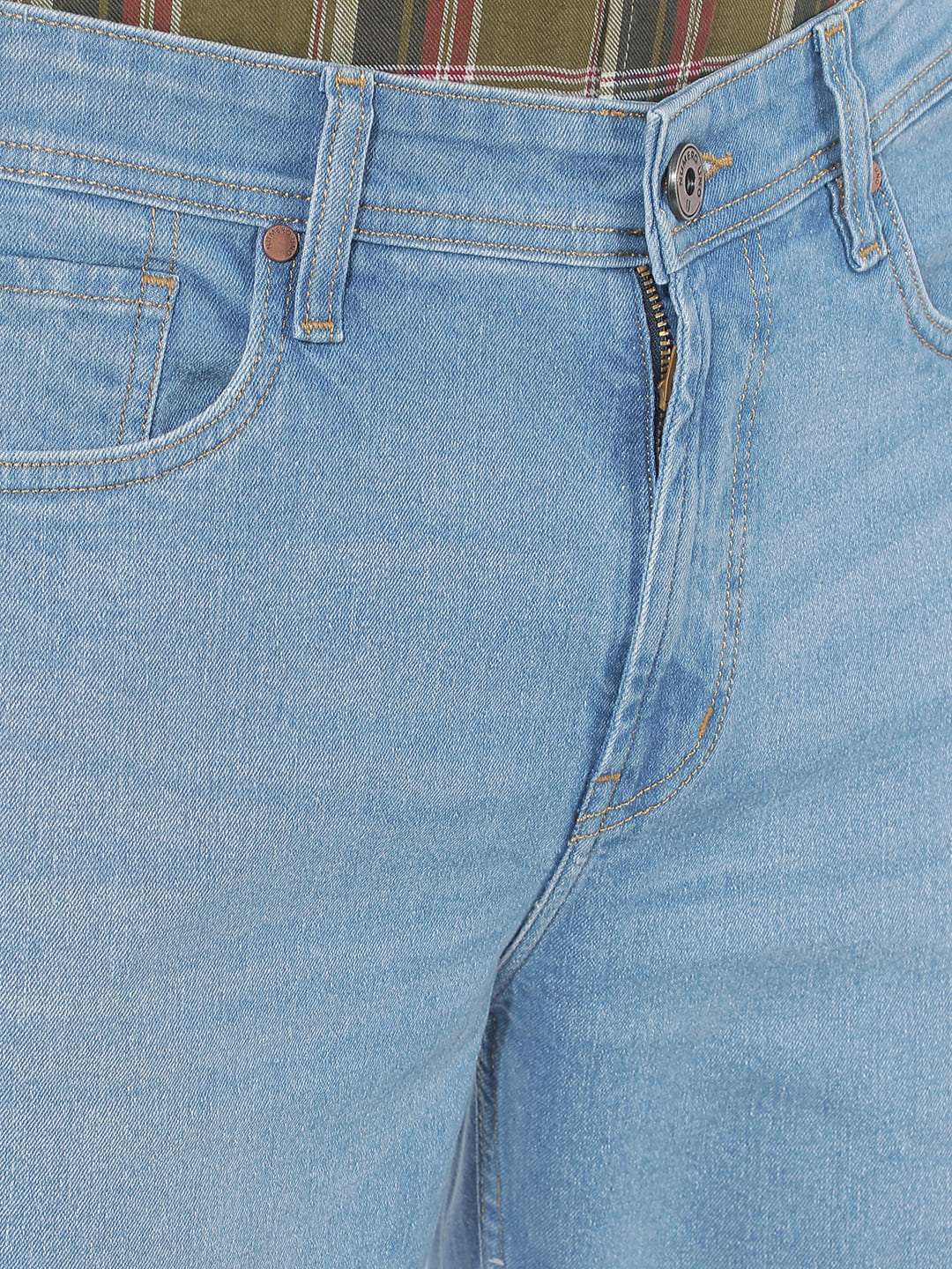 Numero Uno Men Solid Blue Jeans